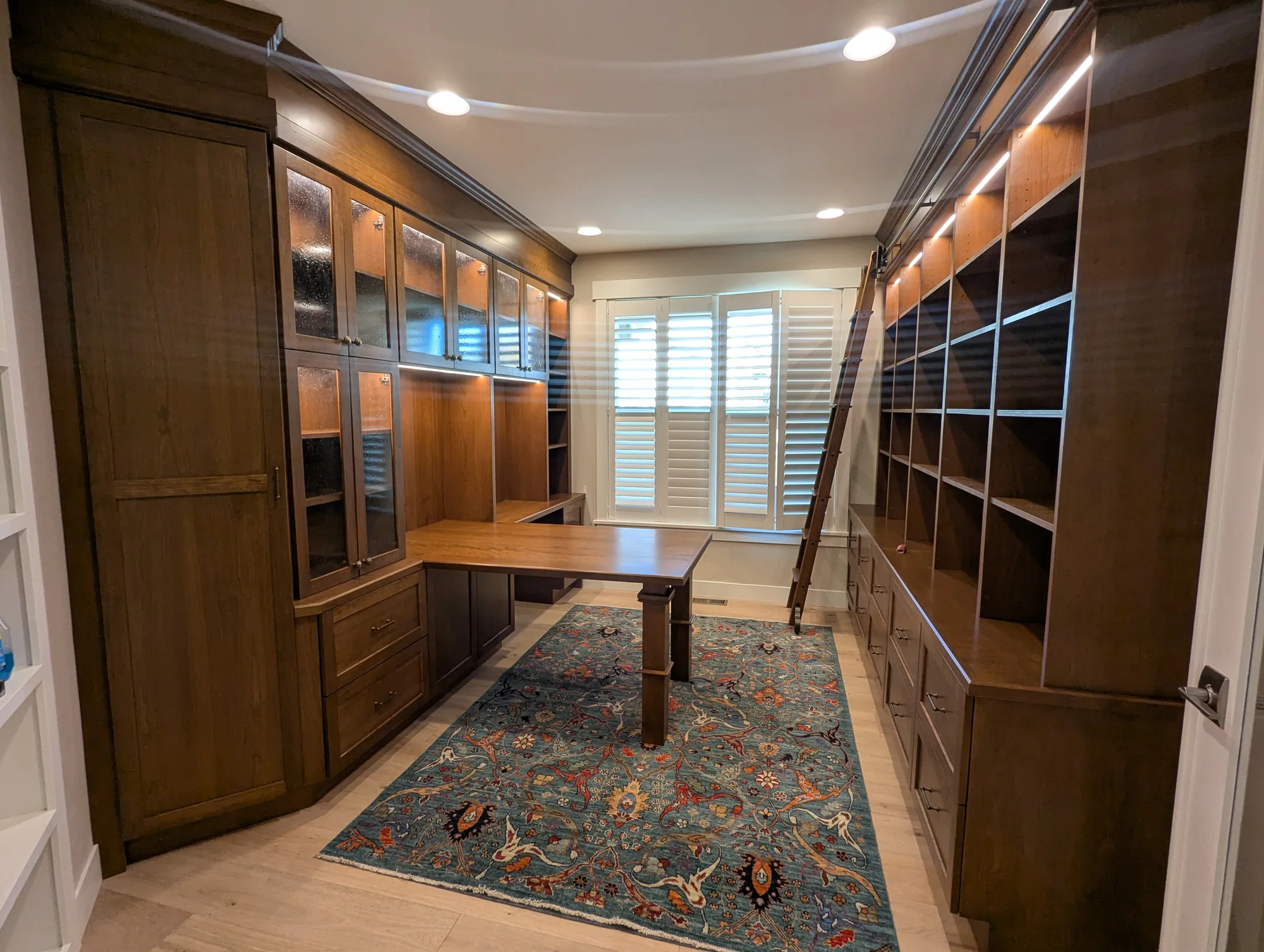 Finished cabinetry by the Exquisite Finishing team